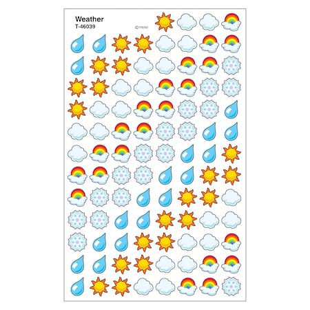 Weather SuperShapes Stickers, PK4800